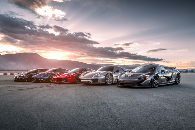 Luxury vehicles and supercars